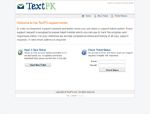 Tablet Screenshot of helpdesk.textpk.com